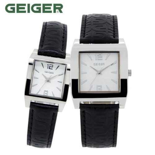 가이거 가이거 GEIGER 남.여 커플 가죽시계 GE8001-1WTBK 택1_이미지