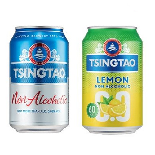 칭따오 논알콜릭 330ml x 24개+칭따오 논알콜릭 레몬 330ml x 24개 (1세트)_이미지