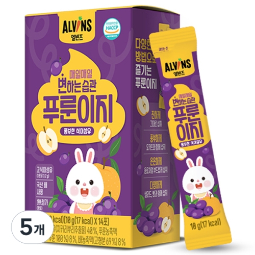 엘빈즈 매일매일 변하는 습관 푸룬이지 10g (70개)_이미지
