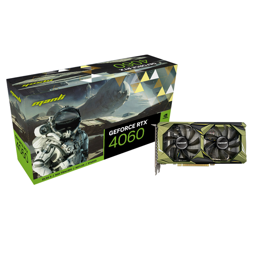 MANLI 지포스 RTX 4060 Nebula D6 8GB Twin 인텍앤컴퍼니