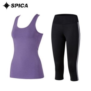  스피카 요가복세트 요가나시 칠부레깅스 (SPA615706)