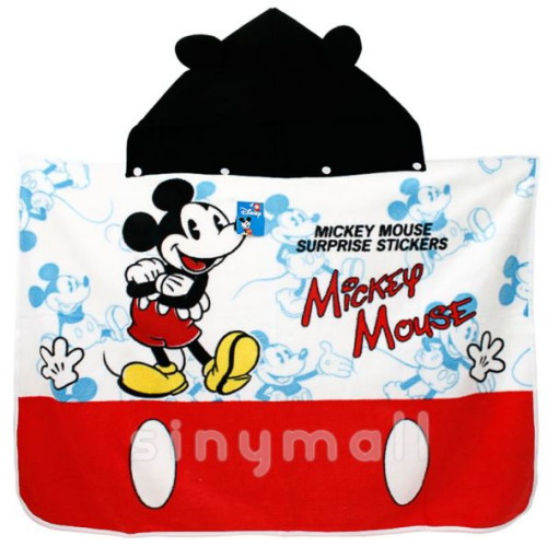 디즈니 미키마우스 후드 담요