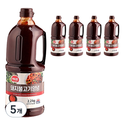해표 소스레시피 돼지불고기 양념 2.2kg (5개)_이미지