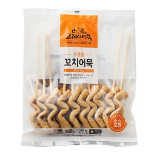 늘푸른바다 고래사어묵 가정용 꼬치어묵 296g (1개)_이미지