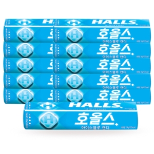 호올스 HALLS 캔디 아이스블루 27.9g x10개/홀스 사탕