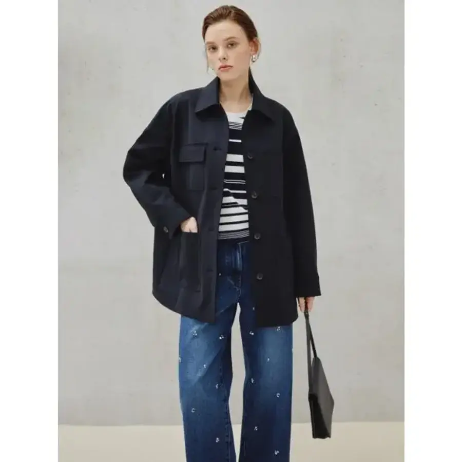 더아이잗컬렉션 피 에센셜 유틸리티 오버 재킷 CS3A0TC221