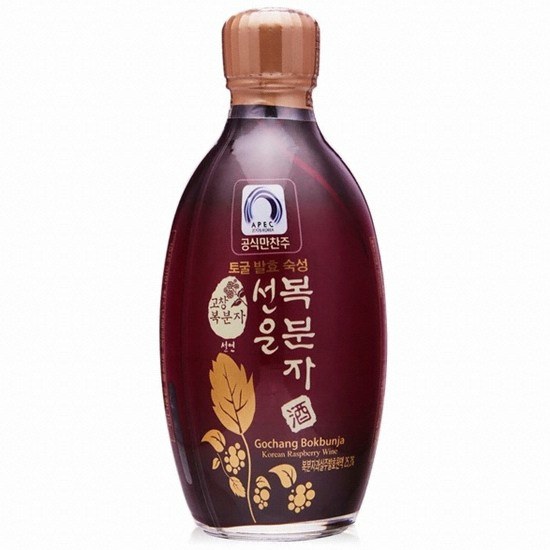 고창서해안복분자주영농조합법인 선운 복분자주 13도 375ml (1개)_이미지