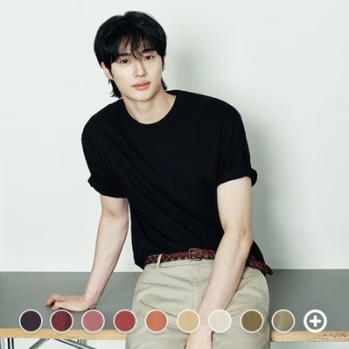 NEW 라운드넥 반팔 티셔츠 퍼펙트티 026540