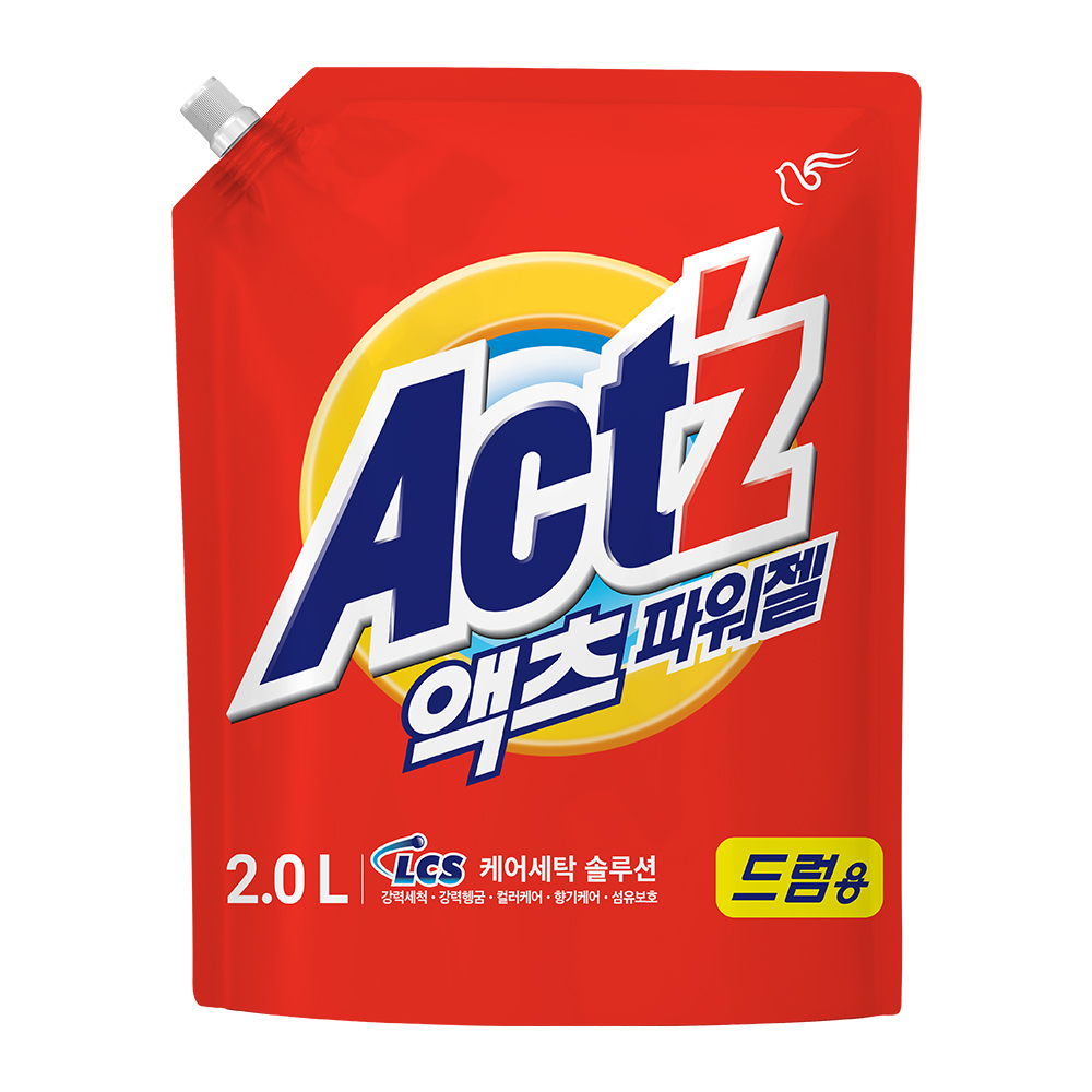 액츠 파워젤 드럼용 리필 2L (3개)_이미지