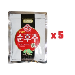 오뚜기 오쉐프 순후추 200g (5개)