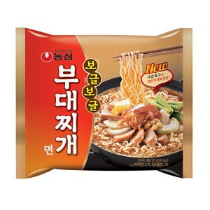 농심 보글보글 부대찌개면 127g (5개)_이미지