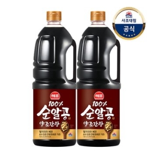 해표 순알콩 양조간장 1.8L (2개)_이미지