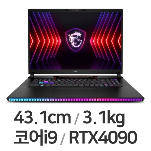 MSI GE시리즈 레이더 GE78 HX 14VIG-i9 QHD W11 (SSD 2TB)