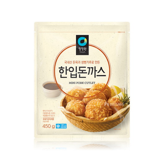 대상 청정원 한입돈까스 450g (1개)_이미지