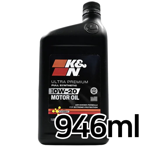 K&N 고성능 울트라 프리미엄 합성엔진오일 0W20 946ml_이미지