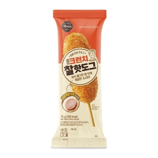 올반 크런치 찰핫도그 75g (12개)_이미지