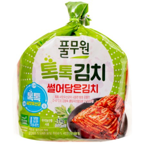 풀무원 톡톡 썰어담은김치 1kg