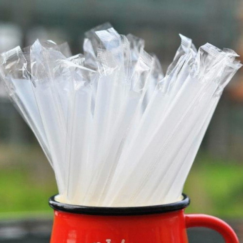 와인앤쿡 개별포장 베이직 투명 버블스트로우 (200개)