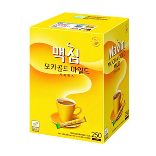 동서식품 맥심 모카골드 마일드 커피믹스 스틱 250개입이미지입니다. 누르면 해당 게시물로 새창이동합니다.