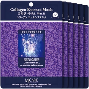콜라겐 에센스 마스크팩 10매 주름개선/보습/투명