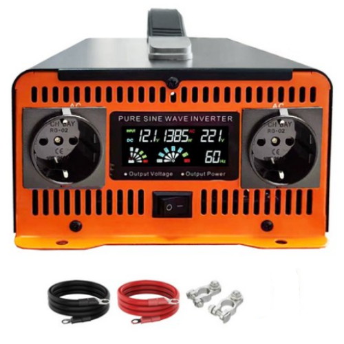 해마이바이 순수정현파 LED 인버터 (해외구매) (5000W, 12V)