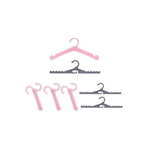 아바드 접이식 디자인옷걸이 실속 C세트 5개입 색상혼합