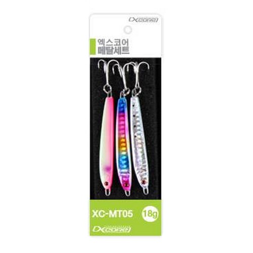 엑스코어 XC-MT01 메탈지그 3종 세트 (18g)