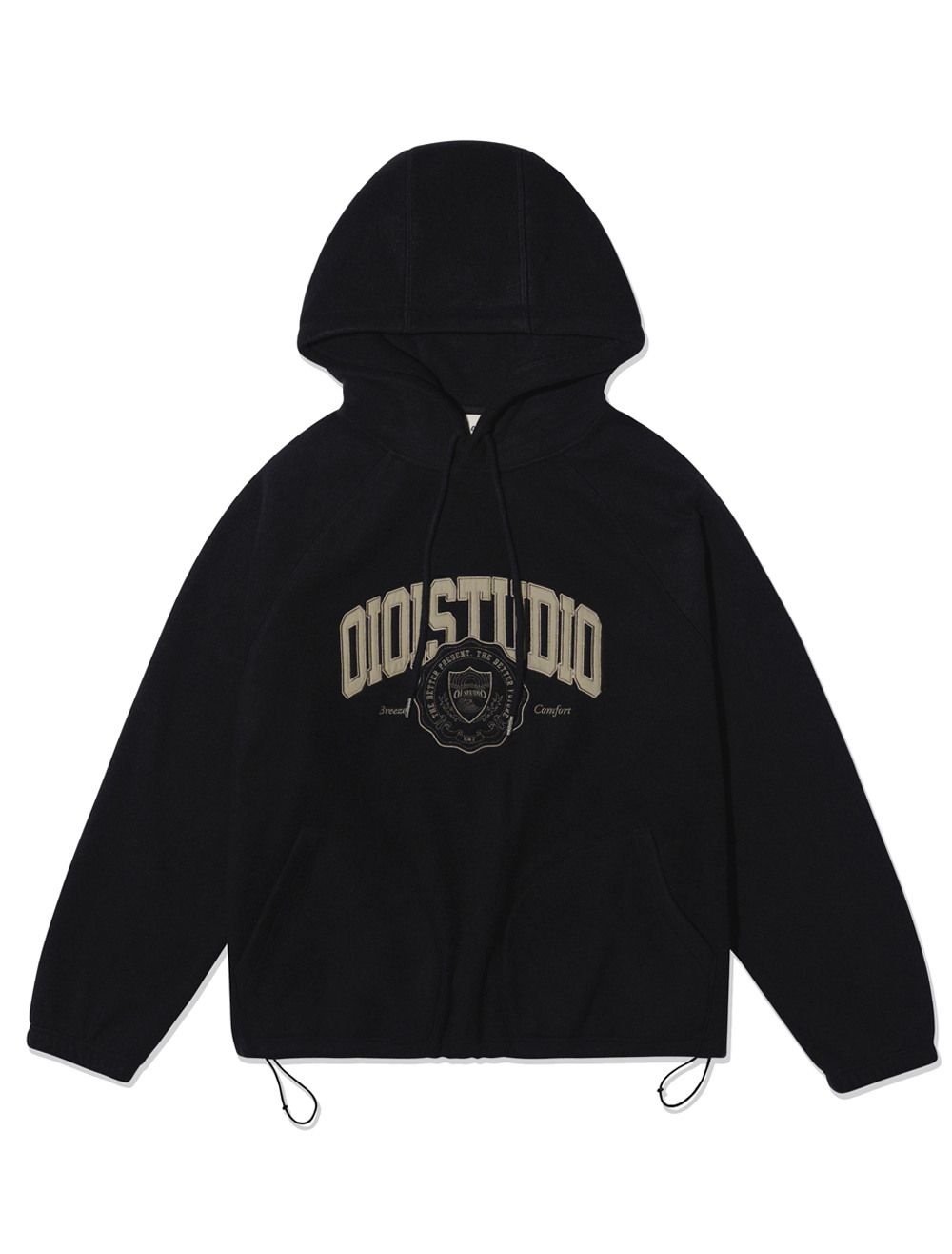 엠블렘 플리스 후드 BLACK 1151247