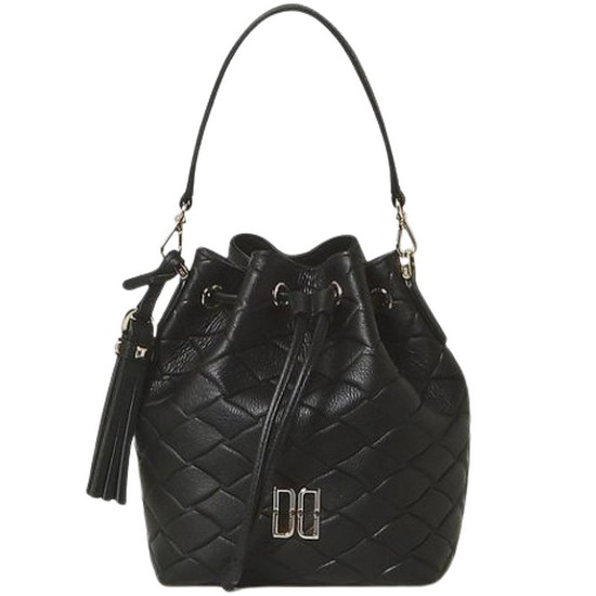 닥스 칼라일 매쉬 가죽 버킷백 DCBA3E323BK