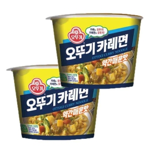 오뚜기 카레면 약간매운맛 용기 110g (2개)_이미지