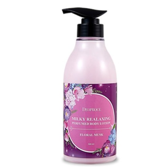 디오프러스 밀키 릴랙싱 퍼퓸드 바디로션 플로럴머스크 500ml