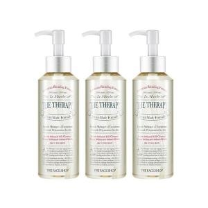 LG생활건강 더페이스샵 더테라피 세럼 인 오일 클렌저 225ml (3개)