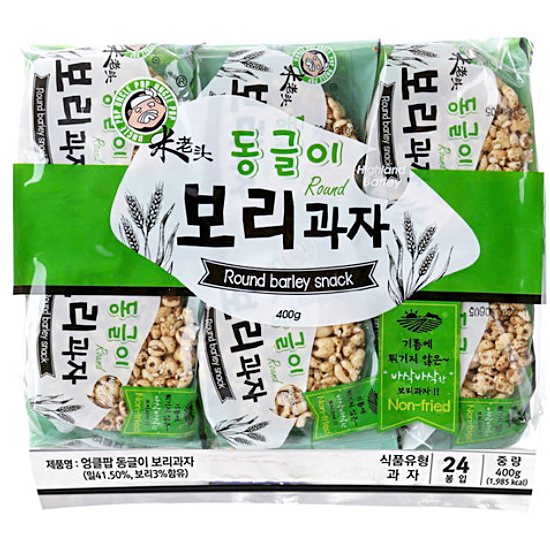 SCHUAN 엉클팝 동글이 보리과자 400g