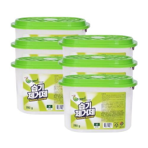 옥시레킷벤키저 닥터그리니 습기제거제 280g (6개)_이미지