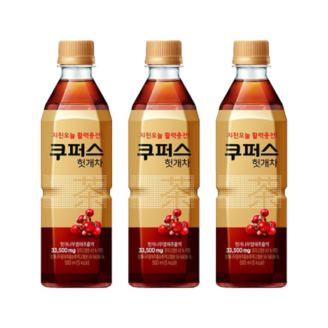  팔도 쿠퍼스 헛개차 500ml [12개]