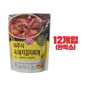 오뚜기 제주식 흑돼지김치찌개 450g (12개)_이미지
