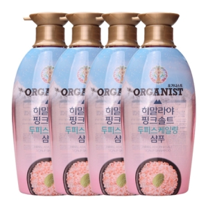 오가니스트 히말라야 핑크솔트 두피스케일링 샴푸 500ml (4개)_이미지