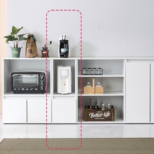 [불명] 굿즈가구 아레아 틈새 수납장 300