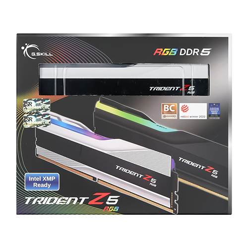 G.SKILL DDR5-6000 CL36 TRIDENT Z5 RGB 화이트 패키지 (32GB(16Gx2))_이미지