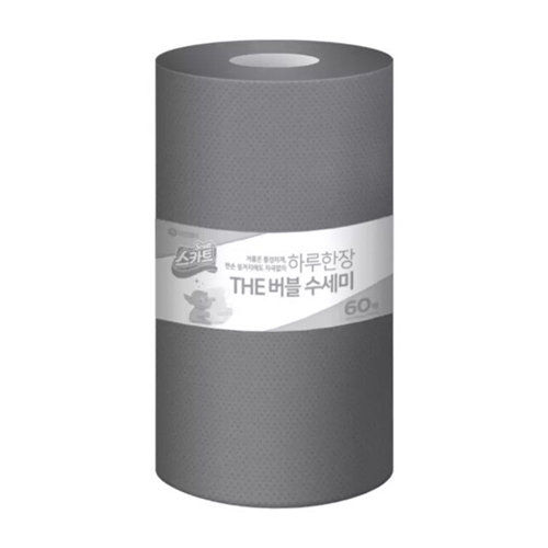 유한킴벌리 스카트 하루한장 THE 버블 수세미 60매 (3개(180매))_이미지