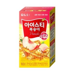 담터 제로슈가 아이스티 복숭아 10개입 [1개]