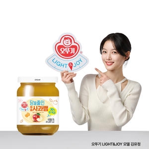 오뚜기 LIGHT&JOY 당을줄인 청송사과쨈 290g