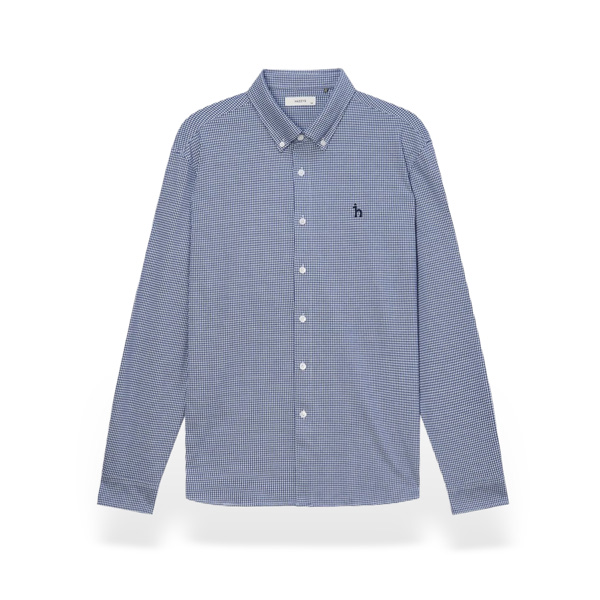 남성 마이크로체크 긴팔셔츠 HZSH4C335N2