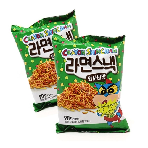 크레용신짱 라면스낵 와사비맛 90g