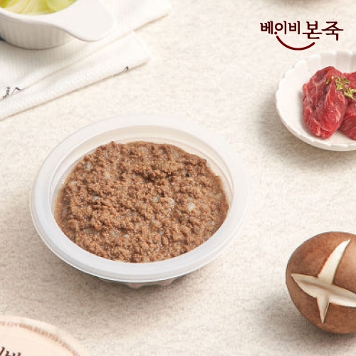 베이비본죽 토핑 볶은한우 플러스 120g (2개)_이미지