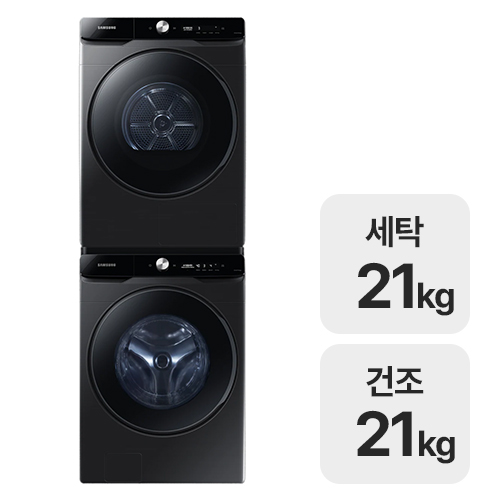 삼성전자 그랑데 AI WF21DG6650BV + DV21DG8600BV_이미지
