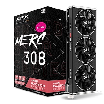 <b>XFX</b> 라데온 RX 6600 XT MERC 308 BLACK D6 8GB