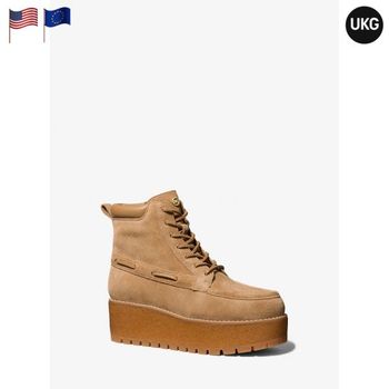 마이클코어스 케니 스웨이드 플랫폼 부츠 여성 1606427