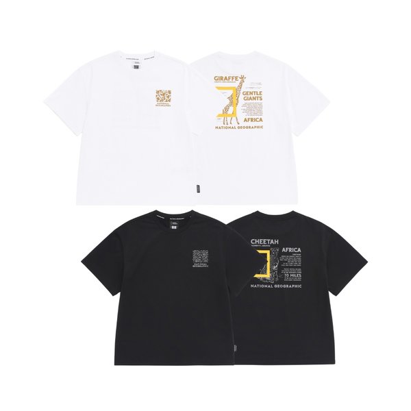 내셔널지오그래픽키즈 냉감 사파리 그래픽 반팔 티셔츠 (K262UTS920)_이미지