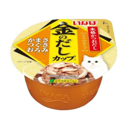 캣 챠오 금빛육수컵 닭가슴살&참치&가다랑어 IMC-133 70g